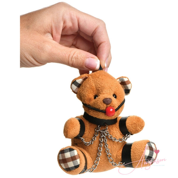 Master Series Teddy Bear Keychain-Gagged - Image 2