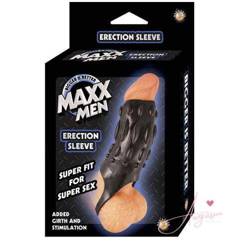 Maxx Men Erection Sleeve-Black