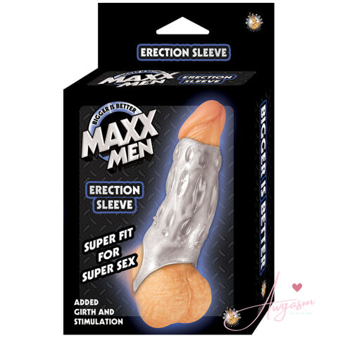 Maxx Men Erection Sleeve-Clear
