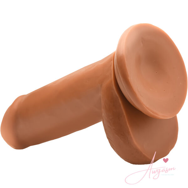 Medium Suction Cup Dildo with Balls - 6 Inch - Image 3
