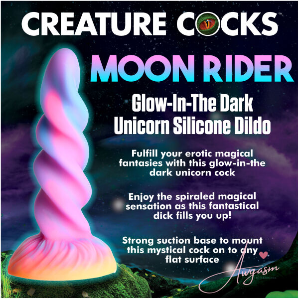 Moon Rider Glow-in-the-dark unicorn Dildo - Image 2