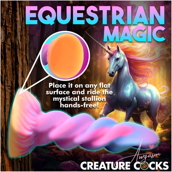 Moon Rider Glow-in-the-dark unicorn Dildo - Image 6