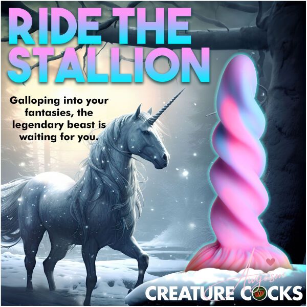Moon Rider Glow-in-the-dark unicorn Dildo - Image 7