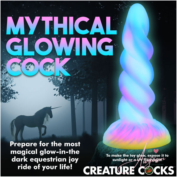 Moon Rider Glow-in-the-dark unicorn Dildo - Image 8