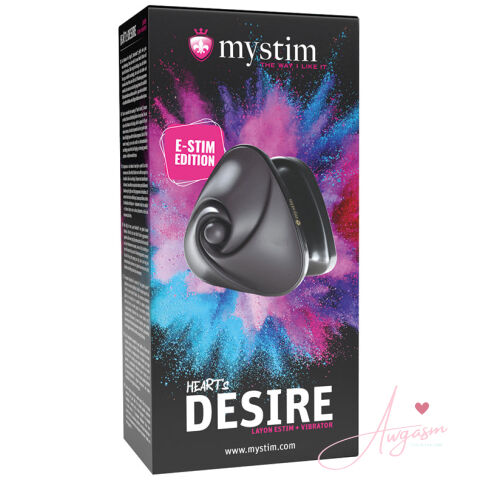 Mystim Heart's Desire Estim Layon Vibrator-Rose