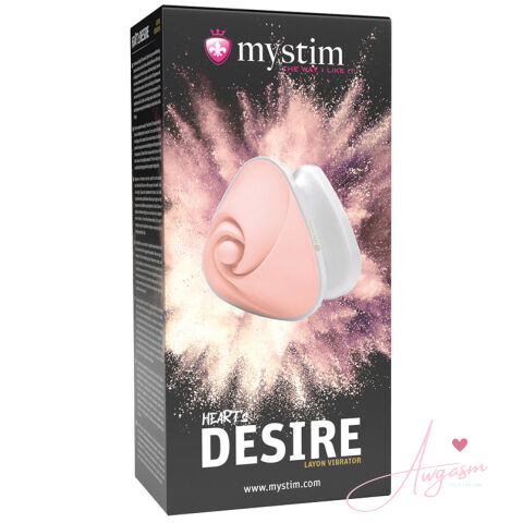 Mystim Heart's Desire Layon Vibrator-Rose