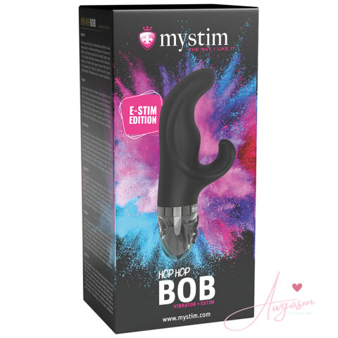 Mystim Hop Hop Bob Estim Vibrator-Black