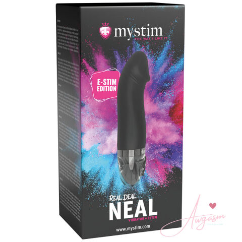 Mystim Real Deal Neal Estim Vibrator-Black