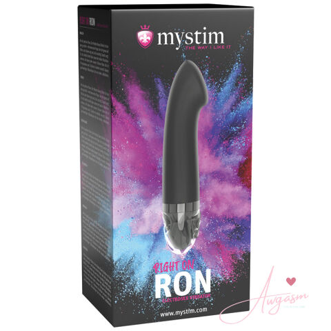 Mystim Right on Ron Estim Vibrator-Black