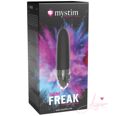 Mystim Sleak Freak Estim Vibrator-Black