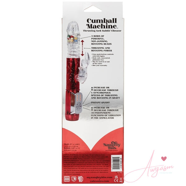 Naughty Bits Cumball Machine Thrusting Jack Rabbit Vibrator - Image 4