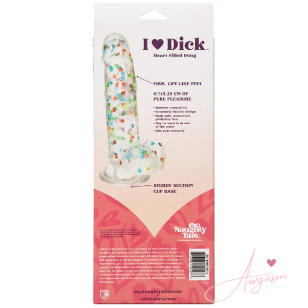 Naughty Bits I Love Dick Heart Filled Dong - Image 4
