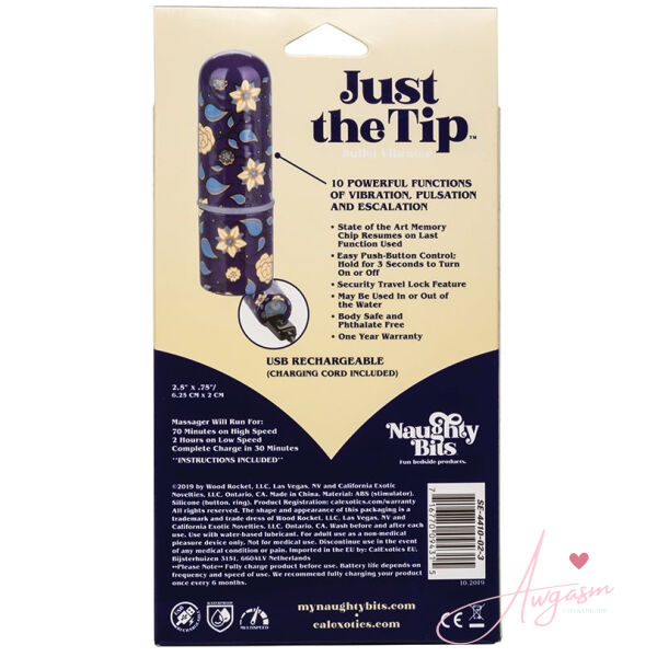Naughty Bits Just the Tip Bullet Vibrator - Image 4