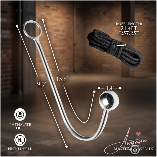 New Roped Anal Hook with Rope - Image 4