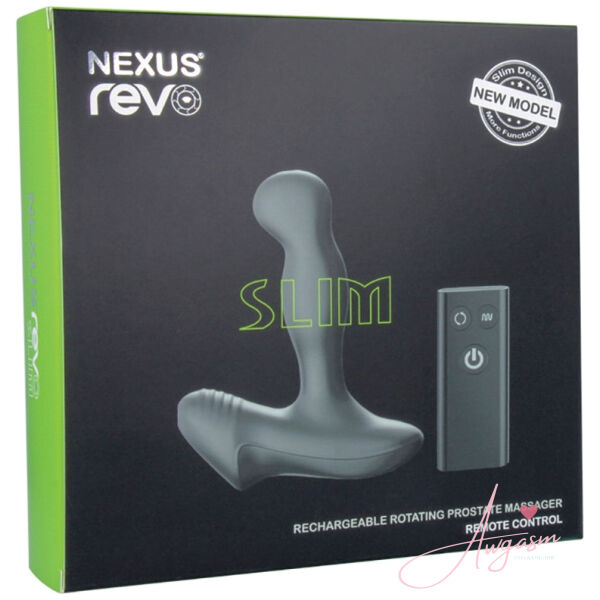 Nexus Revo Slim Rotating Prostate Massager-Black - Image 3