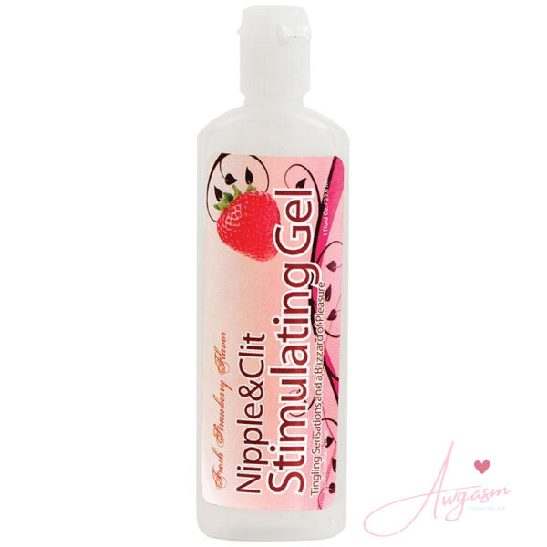 Nipple & Clit Stimulating Gel-Strawberry 1oz - Image 2