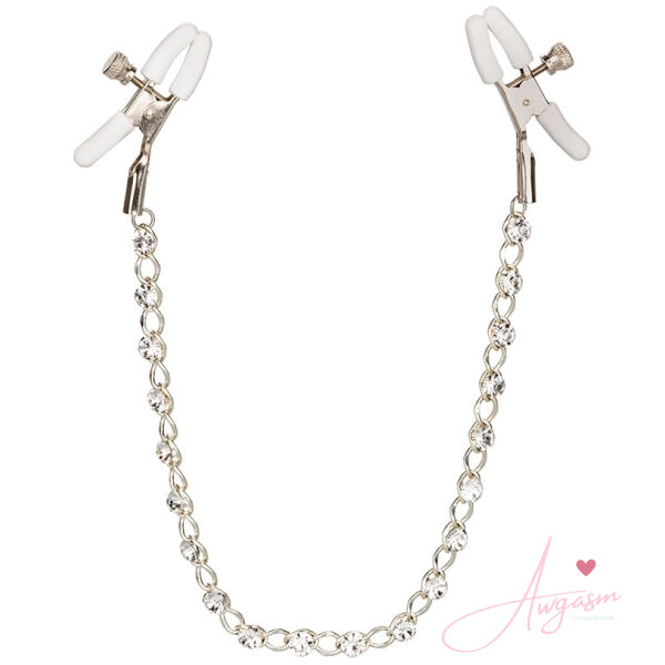 Nipple Play Crystal Chain Nipple Clamps - Image 2