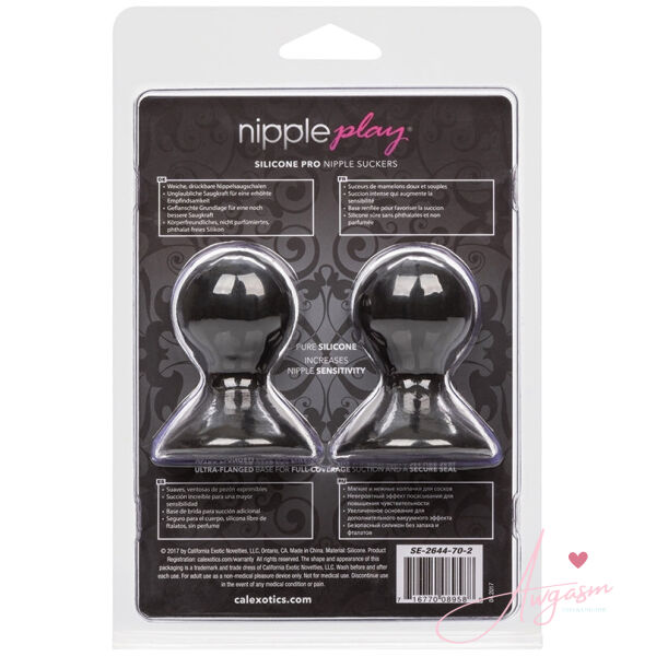 Nipple Play Silicone Pro Nipple Suckers-Black - Image 3