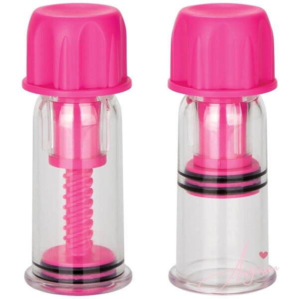 Nipple Play Vacuum Twist Suckers-Pink - Image 2