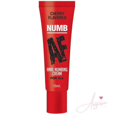 Numb AF Anal Numbing Cream-Cherry 10ml Tube BULK