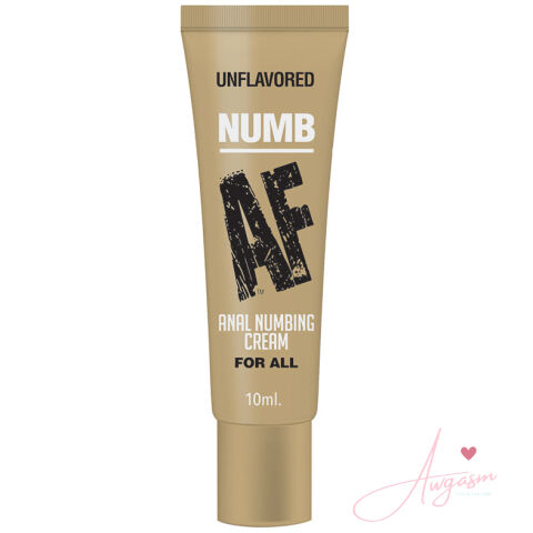 Numb AF Anal Numbing Cream-Unflavored 10ml Tube