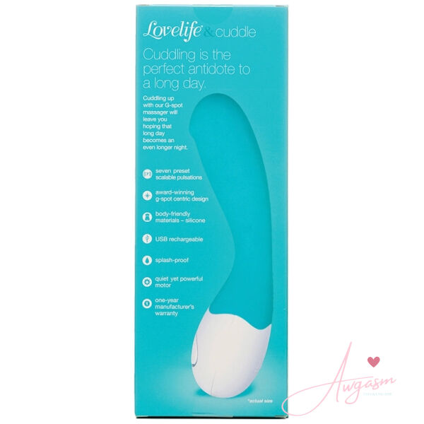 OhMiBod Lovelife Cuddle-Turquoise - Image 3