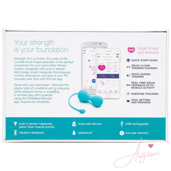 OhMiBod Lovelife Krush-Turquoise - Image 3