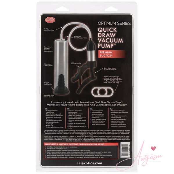 Optimum Series Quick Draw Vacuum Pump-Clear - Image 3