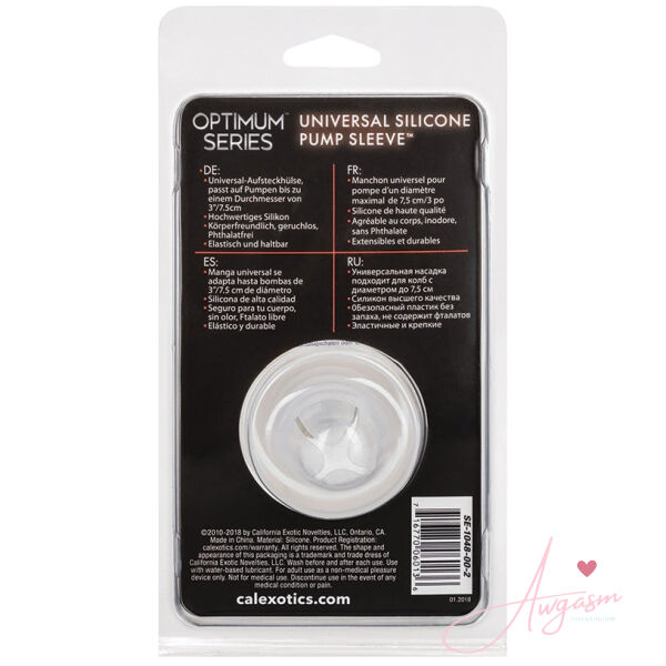 Optimum Series Universal Silicone Pump Sleeve-Clear - Image 4