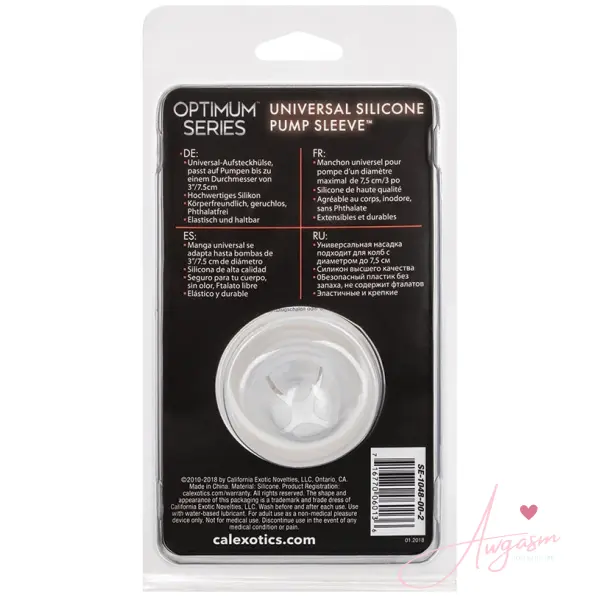 Optimum Series Universal Silicone Pump Sleeve-Clear - Image 4