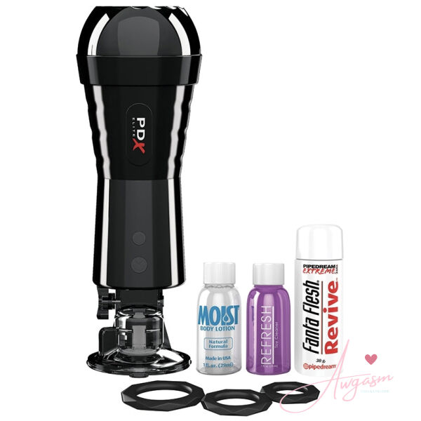 PDX Elite Cock Compressor Vibrating Stroker - Image 4