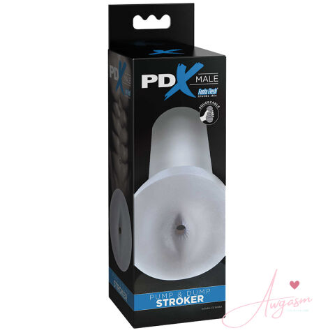 PDX Male Pump & Dump Stroker-Clear