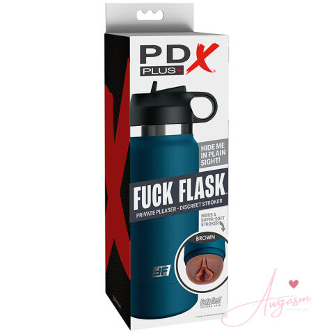 PDX Plus Fuck Flask Private Pleaser-Brown
