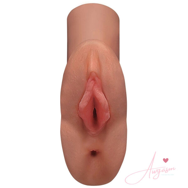 PDX Plus Perfect Pussy Double Stroker-Tan - Image 2