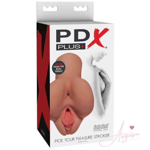 PDX Plus Pick Your Pleasure Stroker-Tan
