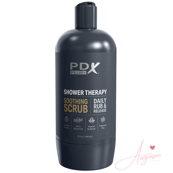 PDX Plus Shower Therapy Soothing Scrub-Brown - Image 3