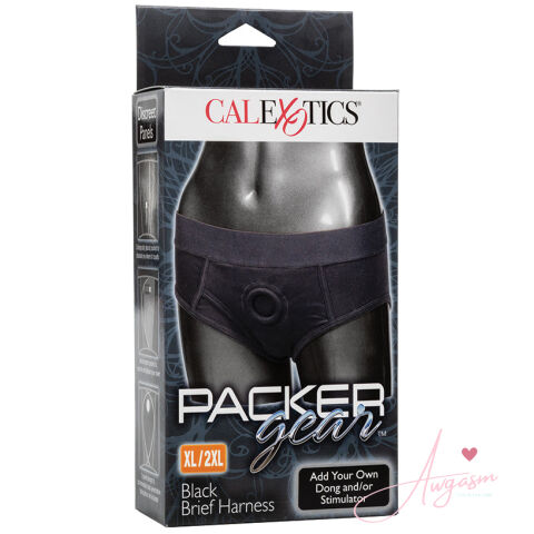 Packer Gear Black Brief Harness XL/2XL