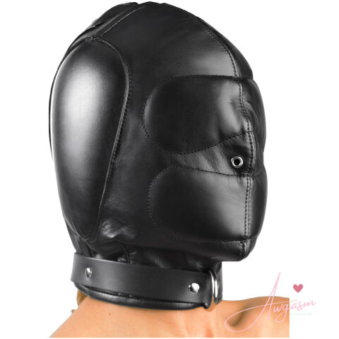 Padded Leather Hood - MediumLarge
