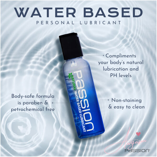 Passion Natural Water-Based Lubricant - 2 oz - Image 2