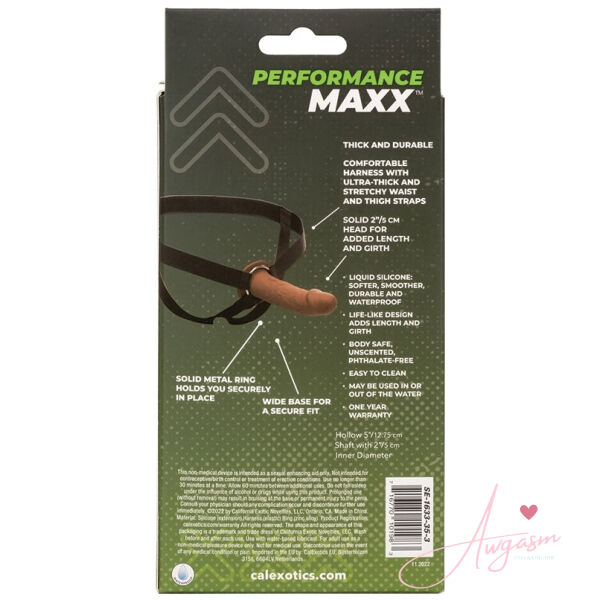 Performance Maxx Life-Like Extension with Harness - Brown - Image 4