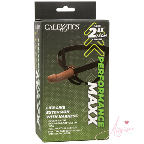 Performance Maxx Life-Like Extension with Harness - Brown