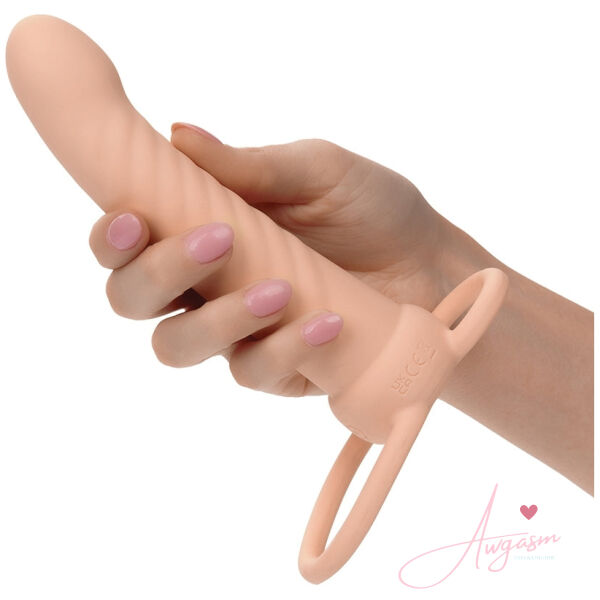 Performance Maxx Rechargeable Ribbed Dual Penetrator-Ivory - Image 3