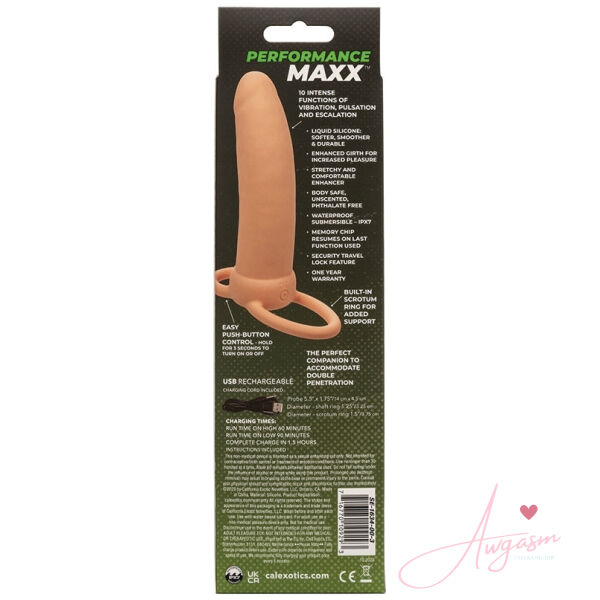 Performance Maxx Rechargeable Thick Dual Penetrator-Ivory - Image 4