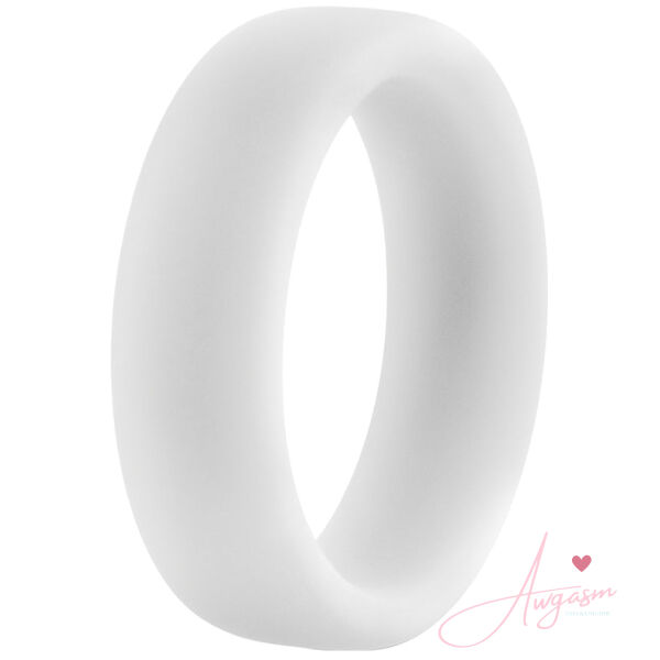 Performance Silicone Glo Cock Ring-White Glow - Image 2