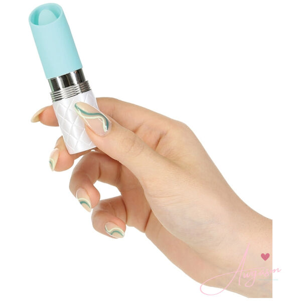 Pillow Talk Lusty Flickering Massager-Teal - Image 4