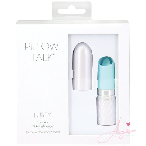 Pillow Talk Lusty Flickering Massager-Teal