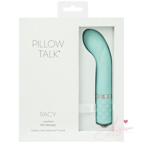 Pillow Talk Racy Mini Massager-Teal 5