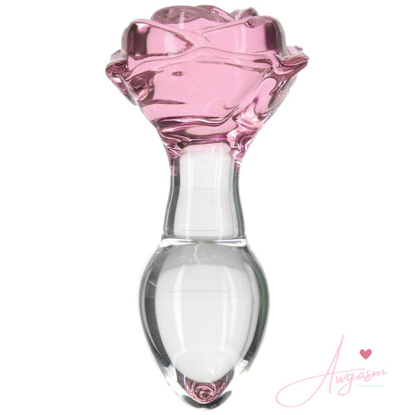 Pillow Talk Rosy Glass Anal Plug - Image 2
