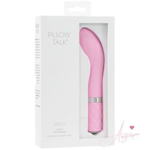 Pillow Talk Sassy G-Spot Massager-Pink 7.75
