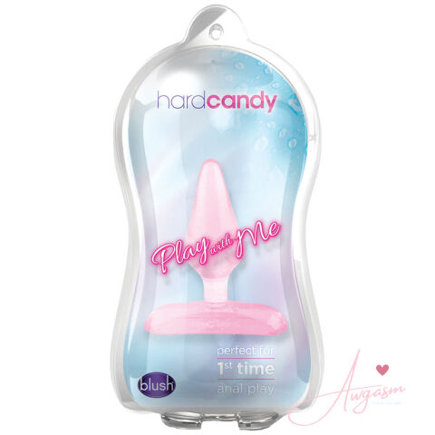 Play With Me Hard Candy Anal Plug-Pink
